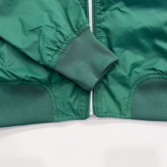 Breshka Women's Green Long Sleeve Full Zip Stand-Up Collar Windbreaker Medium - Picture 3 of 9